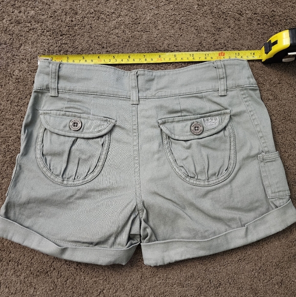 Olive Cargo Shorts, Women's S - Picture 3 of 6